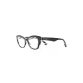 Dolce & Gabbana Eyewear 3360 cat eye glasses - Black