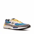 New Balance 992 "Grey/Blue/Teal/Yellow" low-top sneakers