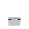 Alexander McQueen quilted logo cardholder - White