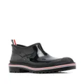 Thom Browne stripe-trim ankle boots - Black