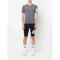 Thom Browne 4-Bar stripe cycling shorts - Blue
