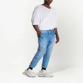 Balmain low-rise slim-cut jeans - Blue