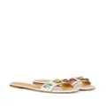 ETRO gemstone embellished sandals - White
