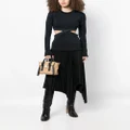 3.1 Phillip Lim lurex cut-out knitted top - Black