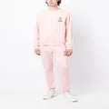 Moschino logo-print track trousers - Pink