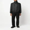 Alexander McQueen Graffiti-print zip-up jacket - Black