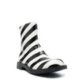 Camper striped ankle boots - Black