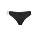 Giambattista Valli bow-detail one-shoulder bikini - Black