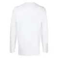 TOM FORD logo-patch detail long-sleeved T-shirt - White
