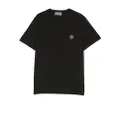 Stone Island Junior logo-patch short-sleeve T-shirt - Black