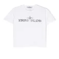 Stone Island Junior logo-print short-sleeve T-shirt - White