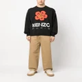 Kenzo Boke Flower intarsia-knit jumper - Black