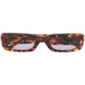 Linda Farrow x The Attico Marfa tortoiseshell sunglasses - Brown