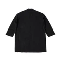 Balenciaga double-breasted cashmere coat - Black