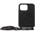 Dolce & Gabbana logo-embossed iPhone 13 Pro case - Black