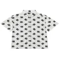 Dolce & Gabbana Kids DG-logo poplin shirt - White