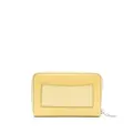Stella McCartney perforated-logo zip-up wallet - Yellow