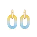 Rabanne XL Link double-hoop earrings - Gold