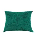 Fornasetti Malachite-print outdoor cushion (60cm) - Black