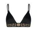 Versace Medusa-logo bikini top - Black