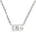 Dolce & Gabbana logo-charm chain-link necklace - Silver