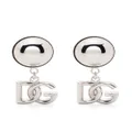 Dolce & Gabbana logo-charm stud earrings - Silver