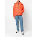 Calvin Klein Jeans padded hooded jacket - Orange