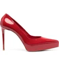 Le Silla Uma 125mm patent-leather pumps - Red