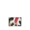 Alexander McQueen graphic-print logo wallet - Multicolour