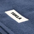 TEKLA logo-patch terry-cloth towel - Blue
