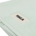TEKLA logo-patch terry-cloth towel - Green