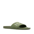 Dsquared2 Icon-embossed pool slides - Green