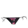 Versace floral-print bikini bottoms - Black