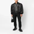 Dolce & Gabbana logo-patch bomber jacket - Black
