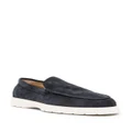 Tod's suede slip-on loafers - Blue