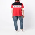 Iceberg logo-print short-sleeve polo shirt - Red