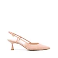 Gianvito Rossi Ascent 55mm slingback pumps - Pink