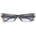 Balmain Eyewear B-ll oversize-frame sunglasses - Grey
