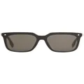 Burberry Eyewear stripe detail square-frame sunglasses - Grey