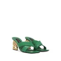 Dolce & Gabbana 3.5 75mm leather mules - Green