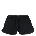 MARANT logo-patch swim shorts - Black