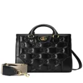 Gucci small GG matelassé top-handle bag - Black
