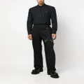 Philipp Plein cutaway-collar shirt - Black