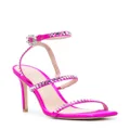 Stuart Weitzman crystal embellished 110mm sandals - Pink