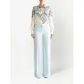 ETRO high-waisted tailored trousers - Blue