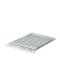 Brunello Cucinelli striped linen towel - White