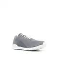 Kiton logo-embroidered knit sneakers - Grey