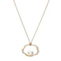 Mikimoto 18kt rose gold pearl pendant necklace - Pink