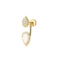 Boucheron 18kt yellow gold Serpent Boheme diamond single earring