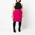 Christian Dior Pre-Owned 2010 belted draped skirt - Pink